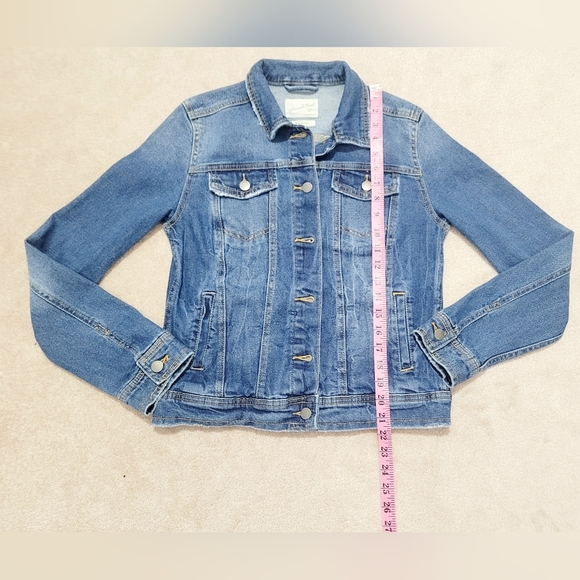 UNIVERSAL THREAD Women's Denim Freeborn Jean Jacket Trucker Style Size Small - Picture 8 of 11